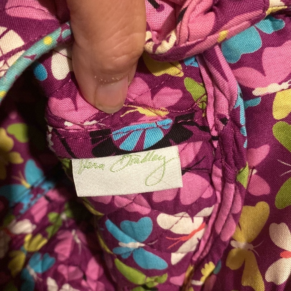 Vera Bradley Flutterby Retired Pattern Double Han… - image 4